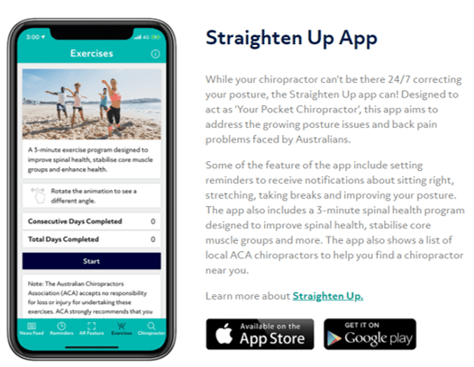straightenup.ai - Reduce slouching